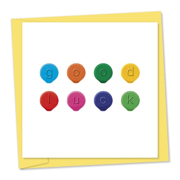 Smarties | Good luck card