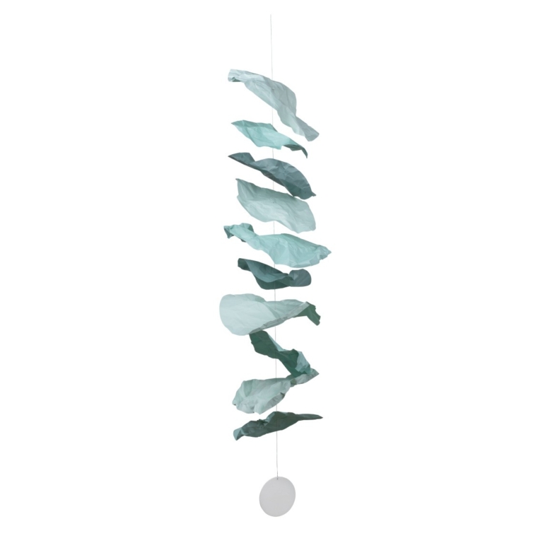 Paper chain large green, 120cm
