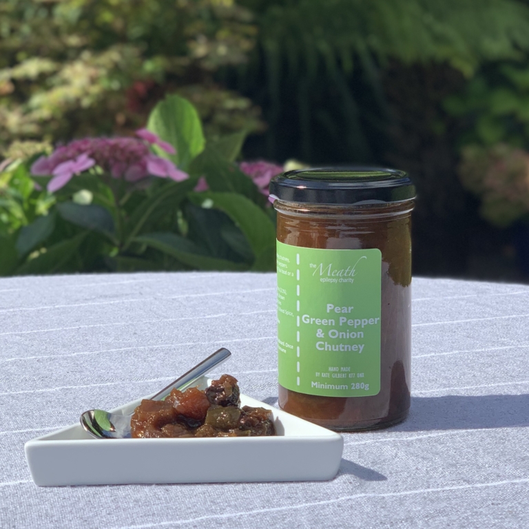 Pear, green pepper & onion chutney – 100% to Meath Epilepsy Charity