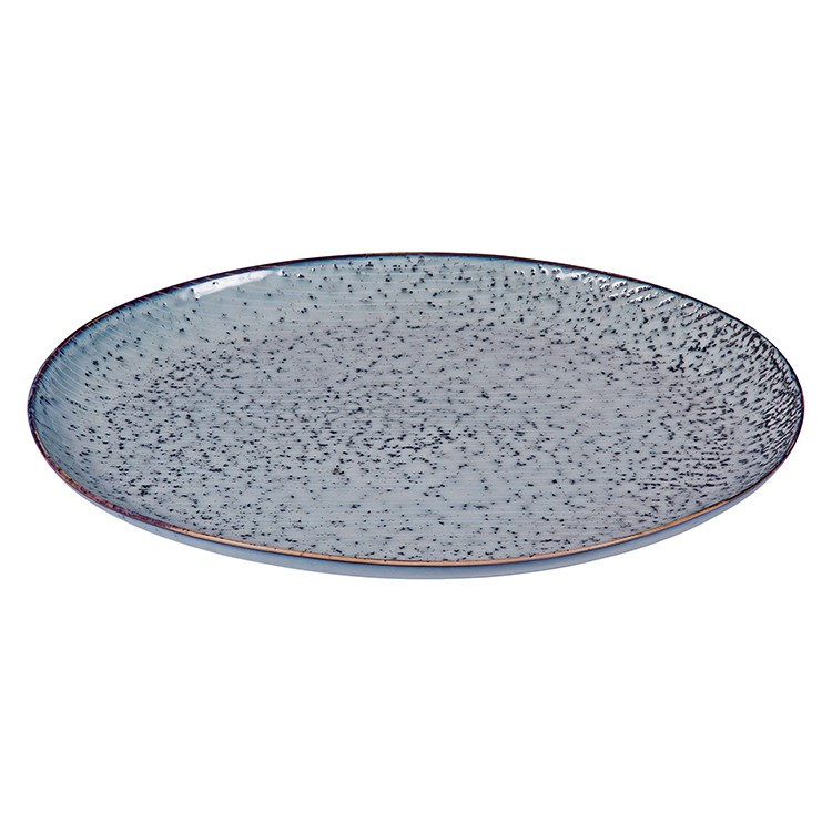 Oval Plate – 'Nordic Sea'