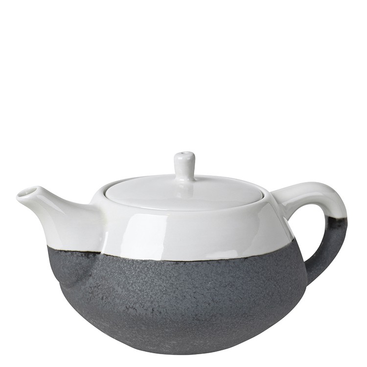 Teapot for one - 'Esrum' Ivory/Grey