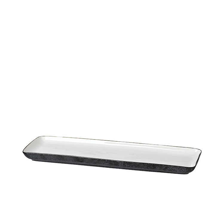 Plate – ‘Esrum’ Ivory/Grey
