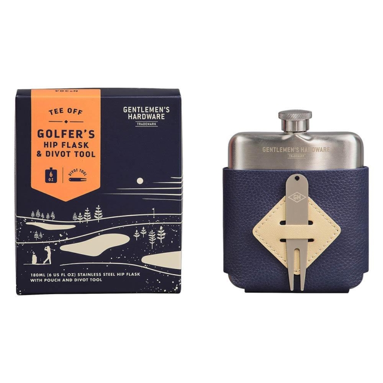 Hip Flask and Divet Tool