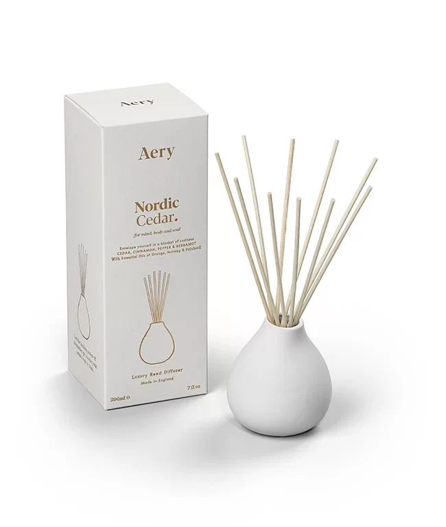 Nordic Cedar Reed Diffuser - Cedar Cinnamon and Bergamot