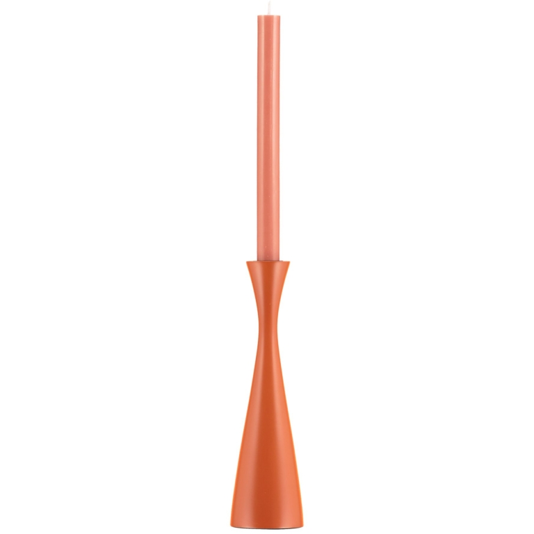 Tall Rust Candleholder