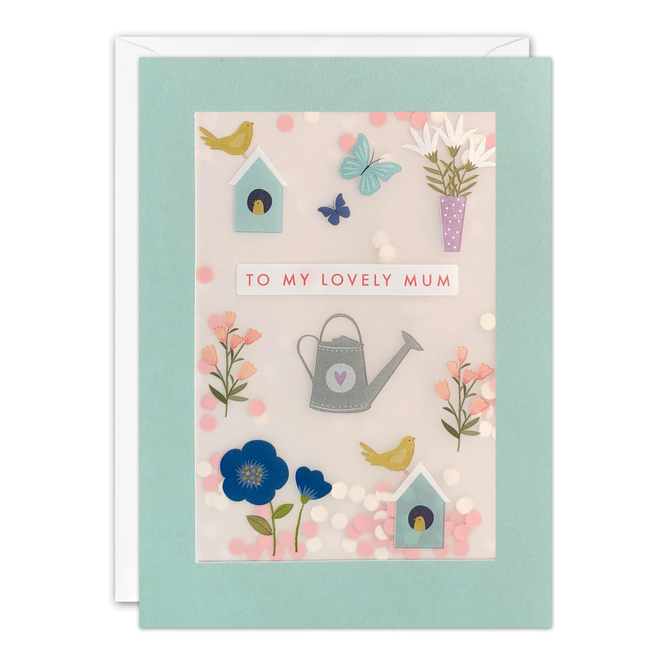 Gardening Mother’s Day Paper Shakies Card