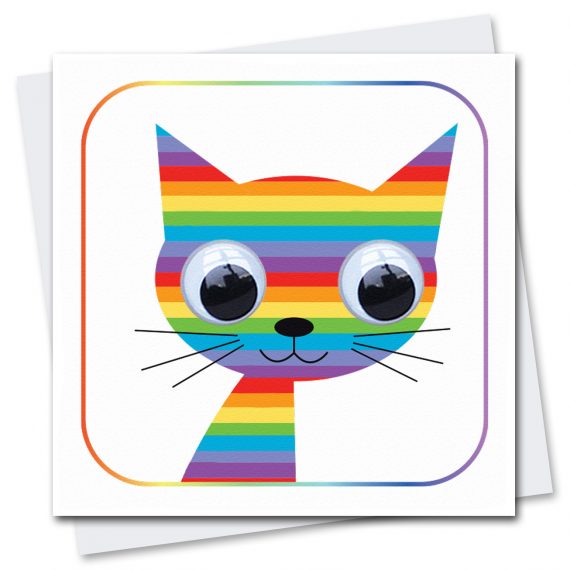 Rainbow Cat | Greeting card
