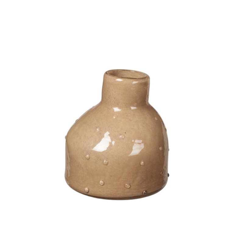 VASE 'SILAS' MOUTHBLOWN GLASS - MOJAVE DESERT SAND