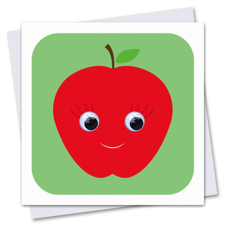 Alice Apple | Greetings card