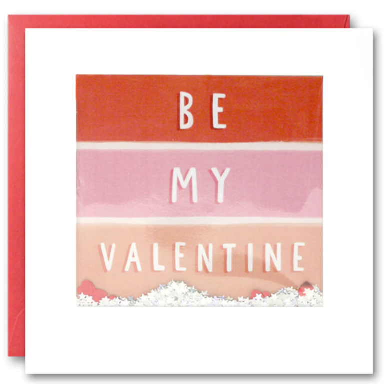 Be My Valentine - Paper Shakies | Valentine's card