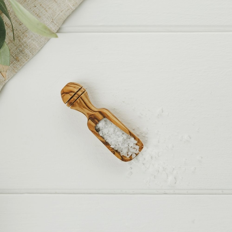 Olive Wood Salt Scoop