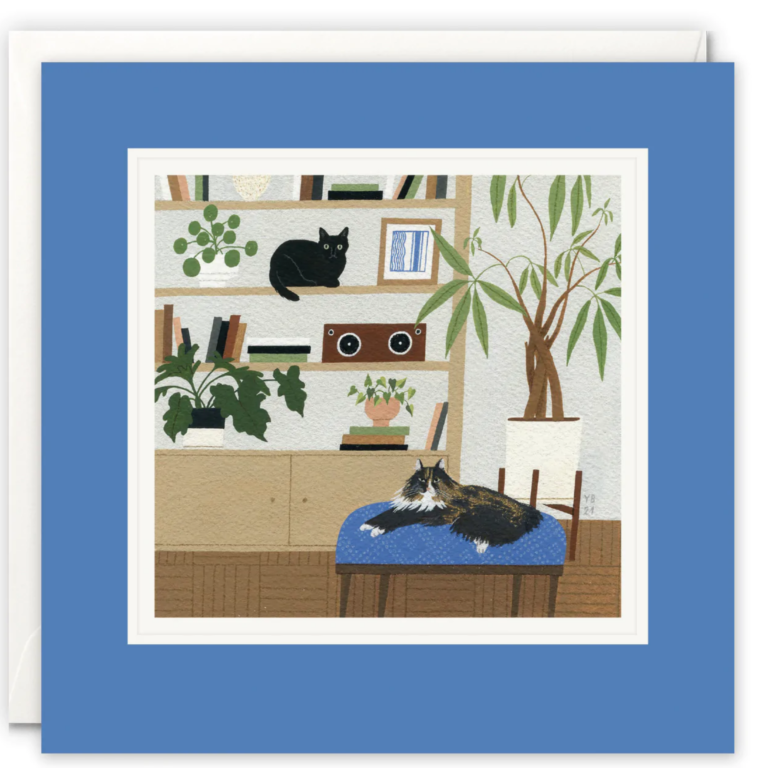 Cats at Home - Paintworks | Greeting card