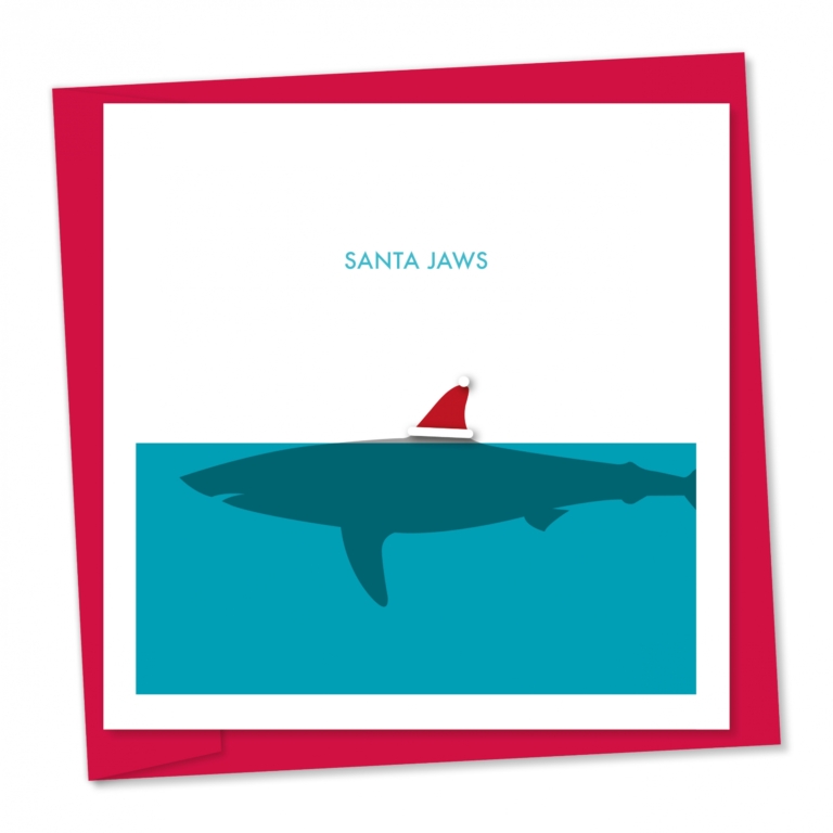 Santa jaws | Christmas card